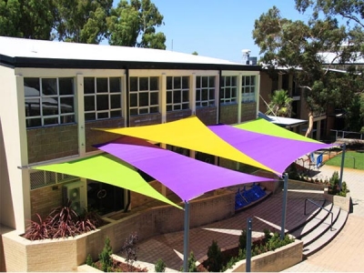 Hot selling colored household shade sail