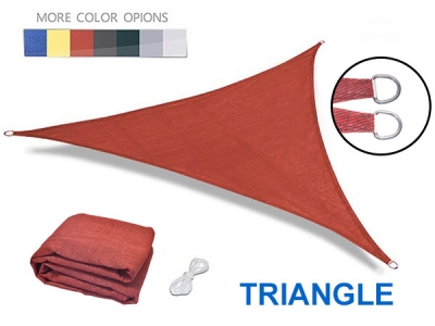 Newest Triangle 180g-320gsm 100% hdpe shade sail
