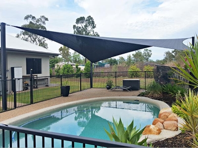 Newest style heavy duty sun shade sail for swimming pool